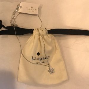Kate spade Pavé bloom pendant necklace